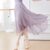 Dance Skirt Women Long Chiffon Ballet Skirts Adult Ballroom Dance Skirt Black Burgundy Ballet Costume Waist Tie Dress