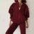 Spring 2022 Women’s Brand Velvet Fabric Tracksuits Velour Hoody Track Suit Hoodies and Pants Oversized Sportswear Two Pieces Set
