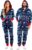 Tipsy Elves Cozy Blue Fair Isle Jumpsuit for Men and Women Ugly Christmas Sweater Inspired
